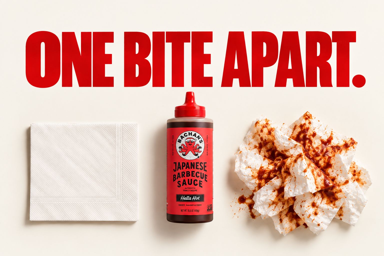 Bachan's: One Bite Apart. concept ad